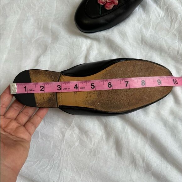 Gucci Princetown Floral Embroidered Leather Mules EU 36.5 - Picture 6 of 6